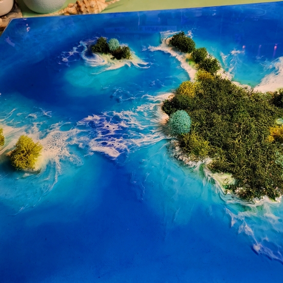 Island on canvas - Picture 2 of 3